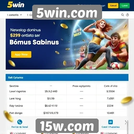Promoções e bônus atraentes no 5win.com